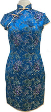 Cap Sleeve Knee Length Mandarin Dress