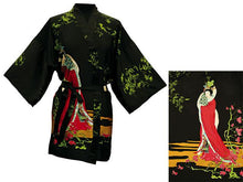 Maiden in Bamboo Garden Design Printed Robe