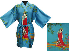 Maiden in Bamboo Garden Design Printed Robe