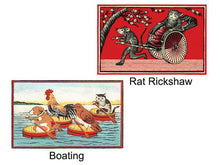 Vintage Match Box Label Art Greeting Card