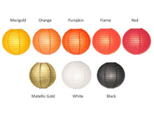 Wire Frame Spherical Paper Lantern (Color Group 1)