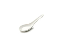 5.25 in. White Plastic Soup Spoon - Pack of 8