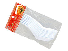5.25 in. White Plastic Soup Spoon - Pack of 8
