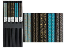 Black Chopsticks Set  (5 pairs)