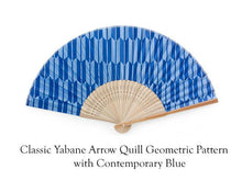 Elegant Bamboo Frame Fabric Folding Hand Fan