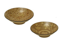 Antique Sepia Design Serving Bowl - 9.75 inch