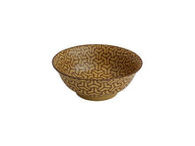 Antique Sepia Mosaic Bowl - 8 inch