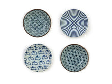 Blue on White Ceramic Sauce Dish