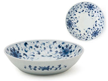 8.25" Blue on White Design Serving Bowl