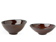 Kasuga Kohaku Brown Ripples Design Bowl