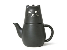 Black Cat Design (Tea For One) Ceramic Tea Set