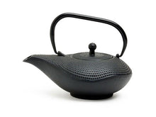 Black Hobnail Genie Design Cast Iron Tea Pot