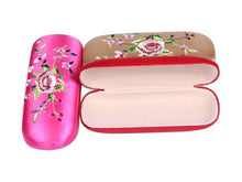 Floral Embroidery Eyeglass Case