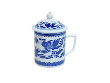 Classic Blue on White Mug with Cover
