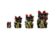 Black Lucky Cat (Maneki-Neko Welcoming Cat)
