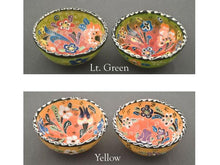 Turkish Motifs Multi Color Ceramic Bowl