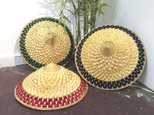 Pineapple Style Bamboo Hat - Natural