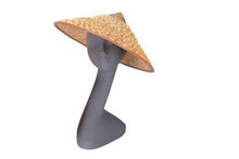 Pineapple Style Bamboo Hat - Natural