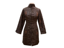 Rayon Embroidered Trench Coat