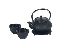 Textured Design Cast Iron Teapot / Cup