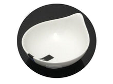 White Ceramic Sauce Dish / Bowl w. Handle