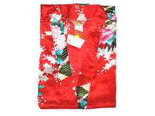 Peacock Floral Print Robe - Thigh Length