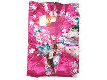 Peacock Floral Print Robe - Ankle Length