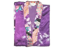 Peacock Floral Print Robe - Thigh Length