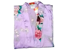 Peacock Floral Print Robe - Ankle Length