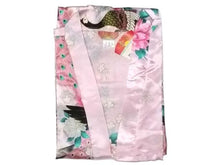 Peacock Floral Print Robe - Thigh Length