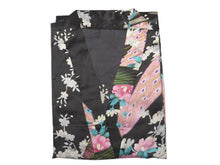 Peacock Floral Print Robe - Ankle Length