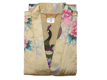Peacock Floral Print Robe - Ankle Length