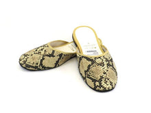 Crocodile Print Fabric Slippers