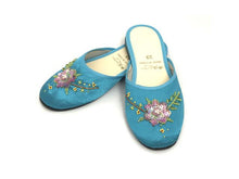 Beaded Flower Satin Slipper - For Children