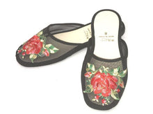 Rose Embroidery Mesh Slippers