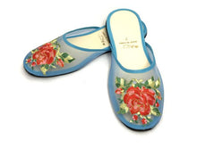 Rose Embroidery Mesh Slippers