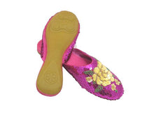 Hydrangea Sequined Slippers