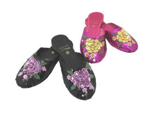 Hydrangea Sequined Slippers