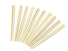 Light Tone 9.5 in. Wooden Chopsticks - 10 pairs/pk